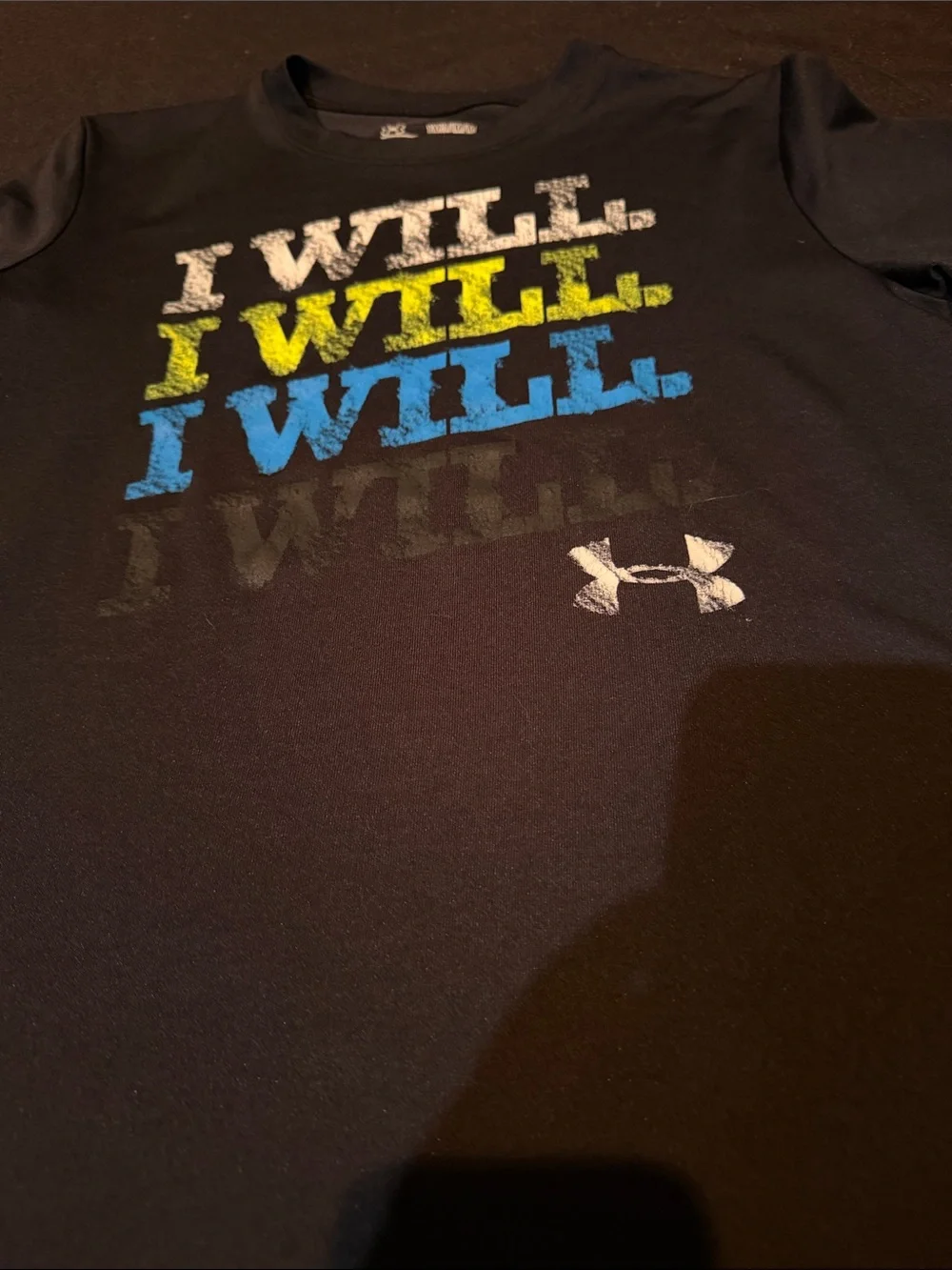 Under Armour Black 'I WILL' Graphic Tee